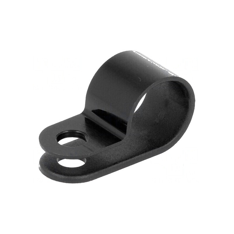 Clipsuri tip P pentru cabluri Ø buclă 11mm, lățime 10mm | Electronic-mag.ro | Componente Electronice