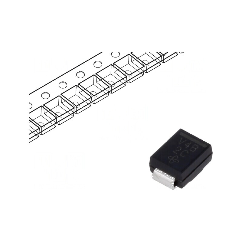 Diodă Schottky SMD 100V 4A SMB - Redresor | Electronic-mag.ro | Componente Electronice Diodă Schottky SMD 100V 4A SMB - Redresor | Electronic-mag.ro | Componente Electronice