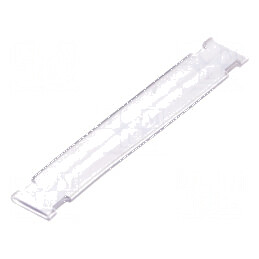 Markere PVC transparente 10÷317mm -30÷60°C UL94V-0, lățime 11,3mm | Electronic-mag.ro | Componente Electronice
