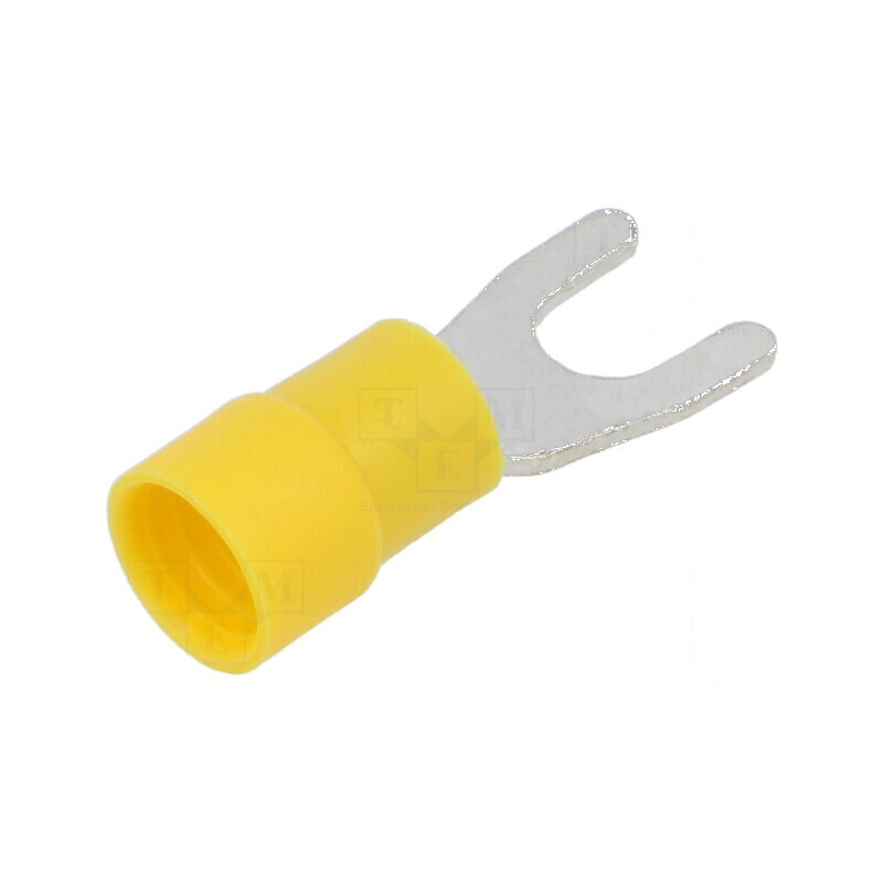 Furcă M5 4÷6mm2 crimpat pe cablu izolată cositorit | Electronic-mag.ro | Componente Electronice Furcă M5 4÷6mm2 crimpat pe cablu izolată cositorit | Electronic-mag.ro | Componente Electronice