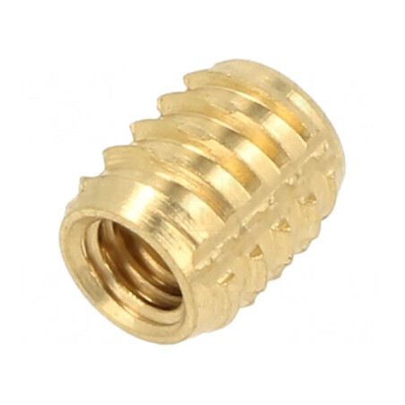 Adaos filetat alamă M4 7,1mm Duroplast | Electronic-mag.ro | Componente Electronice
