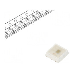 LED SMD 3535 PLCC6 RGB Programabil 120° 3,5x3,7mm | Electronic-mag.ro | Componente Electronice