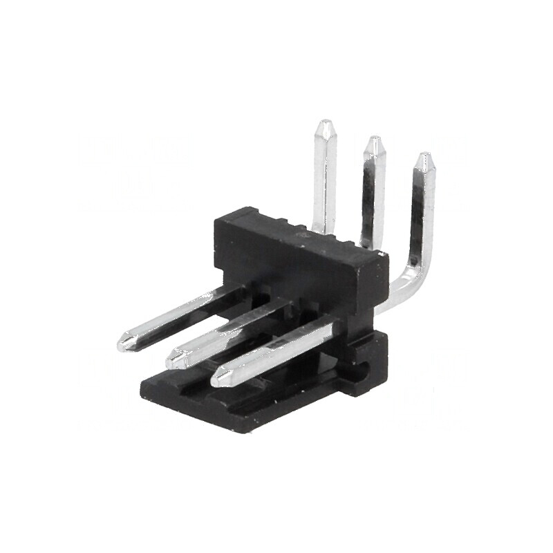 Conector cablu-placă soclu tată PIN 3 3,96mm THT MAS-CON | Electronic-mag.ro | Componente Electronice