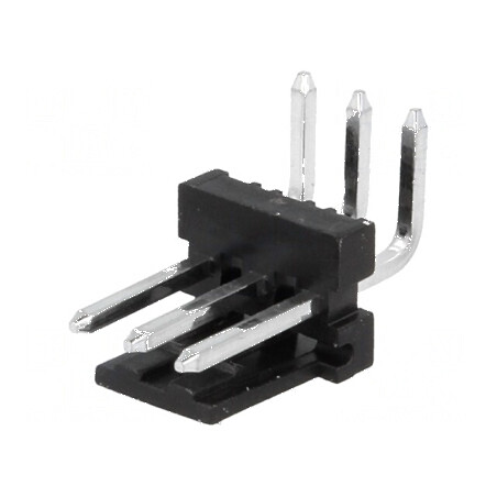 Conector cablu-placă soclu tată PIN 3 3,96mm THT MAS-CON | Electronic-mag.ro | Componente Electronice