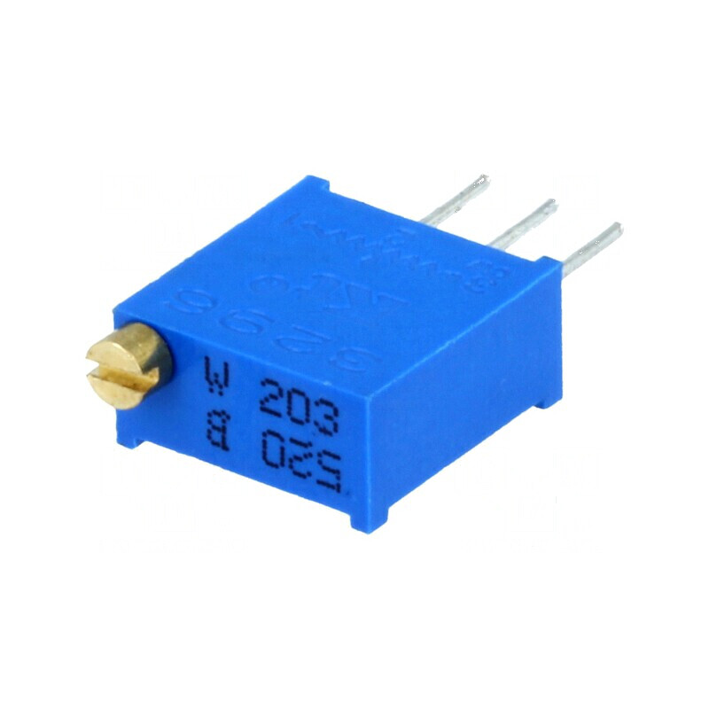 Potențiometru 20kΩ 500mW THT Multitură ±10% | Electronic-mag.ro | Componente Electronice