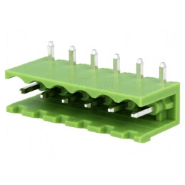 Regletă de conexiuni deconectabilă 5,08mm cu 6 piste | Electronic-mag.ro | Componente Electronice