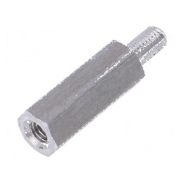 Piuliță distanțieră filetată 15mm M3 | Electronic-mag.ro | Componente Electronice