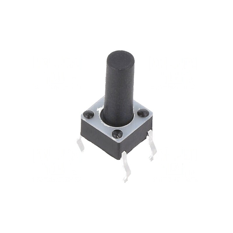 Microîntrerupător TACT SPST-NO 0,05A/12VDC THT 1,57N Poz: 2 | Electronic-mag.ro | Componente Electronice