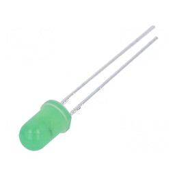 LED 5mm Verde 5800mcd 30° Convex | Electronic-mag.ro | Componente Electronice