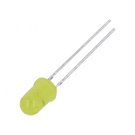 LED 5mm Galben 3000mcd 30° Convex 12V | Electronic-mag.ro | Componente Electronice