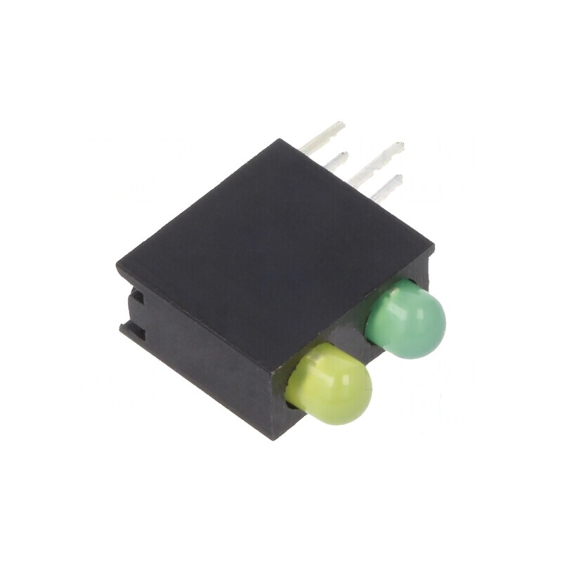 LED 3mm 2 diode galben/galben verde 20mA 30° | Electronic-mag.ro | Componente Electronice LED 3mm 2 diode galben/galben verde 20mA 30° | Electronic-mag.ro | Componente Electronice