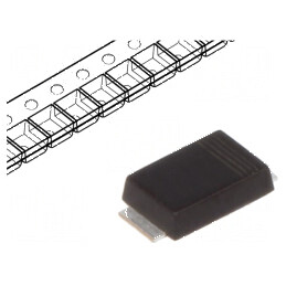 Diodă TVS 600W 5.6V 75A Unidirecțională SOD128F | Electronic-mag.ro | Componente Electronice