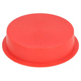 Obturator Corp Roșie 98mm x 24mm LDPE cu Împingere | Electronic-mag.ro | Componente Electronice