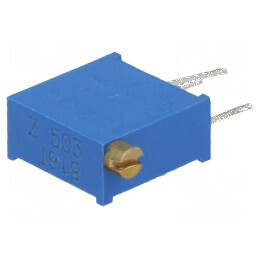 Potențiometru multitură 50kΩ 500mW THT ±10% | Electronic-mag.ro | Componente Electronice
