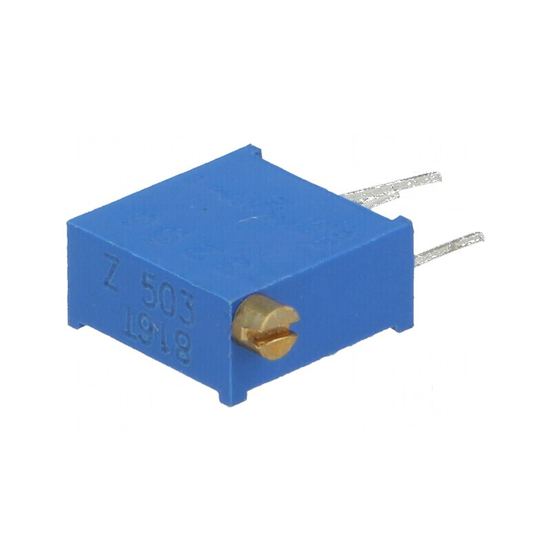 Potențiometru multitură 50kΩ 500mW THT ±10% | Electronic-mag.ro | Componente Electronice