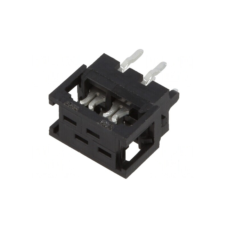 Adaptor Micro-MaTch PIN 4 IDC THT pentru PCB cablu-bandă | Electronic-mag.ro | Componente Electronice