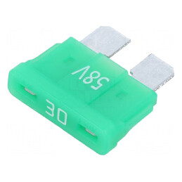 Siguranţă auto 30A 58VDC 19,3mm aliaj de staniu | Electronic-mag.ro | Componente Electronice