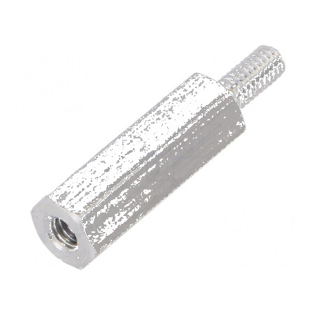 Piuliță distanțieră filetată M2,5 15mm hexagonală | Electronic-mag.ro | Componente Electronice