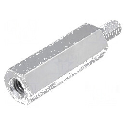 Piuliță distanțieră filetată 10mm M4 | Electronic-mag.ro | Componente Electronice