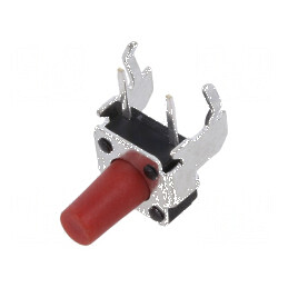 Microîntrerupător TACT SPST-NO 0,05A 12VDC THT 2,45N | Electronic-mag.ro | Componente Electronice