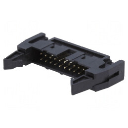 Conector IDC soclu tată 20 PIN drept cu ejector THT aurit | Electronic-mag.ro | Componente Electronice