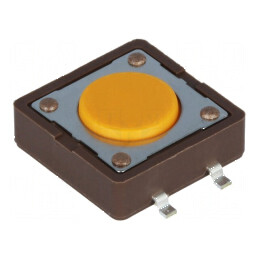 Microîntrerupător TACT SPST-NO 0,05A/12VDC SMT Poz: 2 | Electronic-mag.ro | Componente Electronice
