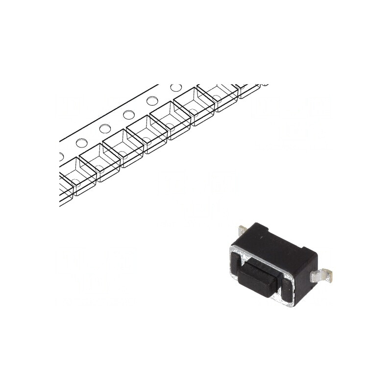 Microîntrerupător TACT SPST-NO 0,05A/12VDC SMT Poz: 2 | Electronic-mag.ro | Componente Electronice Microîntrerupător TACT SPST-NO 0,05A/12VDC SMT Poz: 2 | Electronic-mag.ro | Componente Electronice