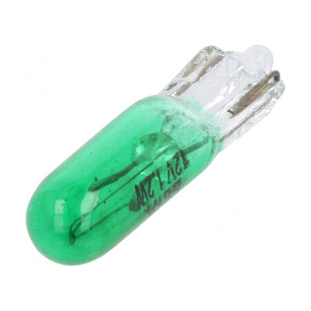 Lampă auto W2x4.6d verde 12V 1,2W T5 VISIONPRO | Electronic-mag.ro | Componente Electronice