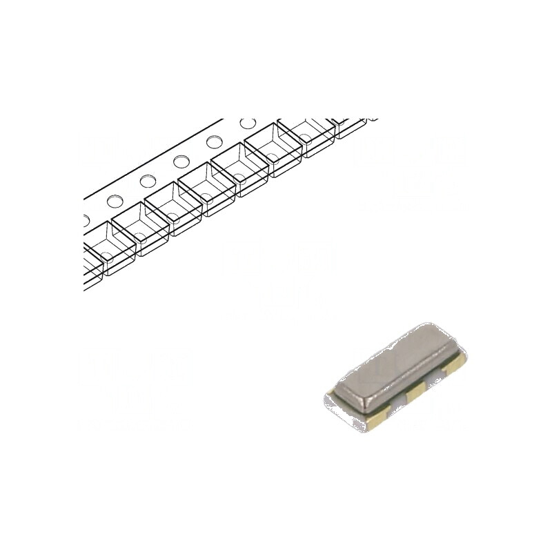 Rezonator ceramic SMD 20MHz 3,2x1,3x0,9mm 15pF ±0,5% | Electronic-mag.ro | Componente Electronice
