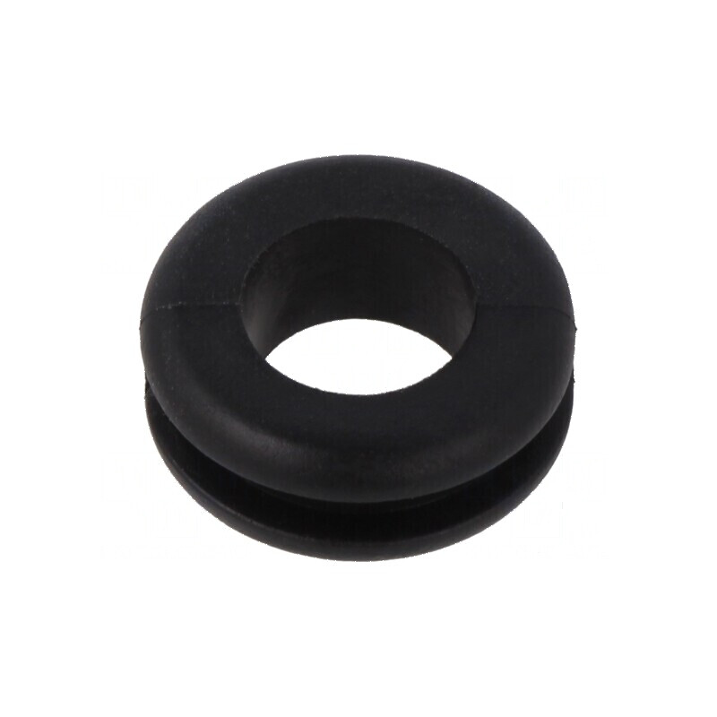 Manșon negru Ø 18mm pentru panou de max. 3mm | Electronic-mag.ro | Componente Electronice