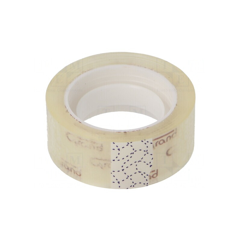 Bandă autoadezivă transparentă 18mm x 20m - Adeziv acrilic | Electronic-mag.ro | Componente Electronice