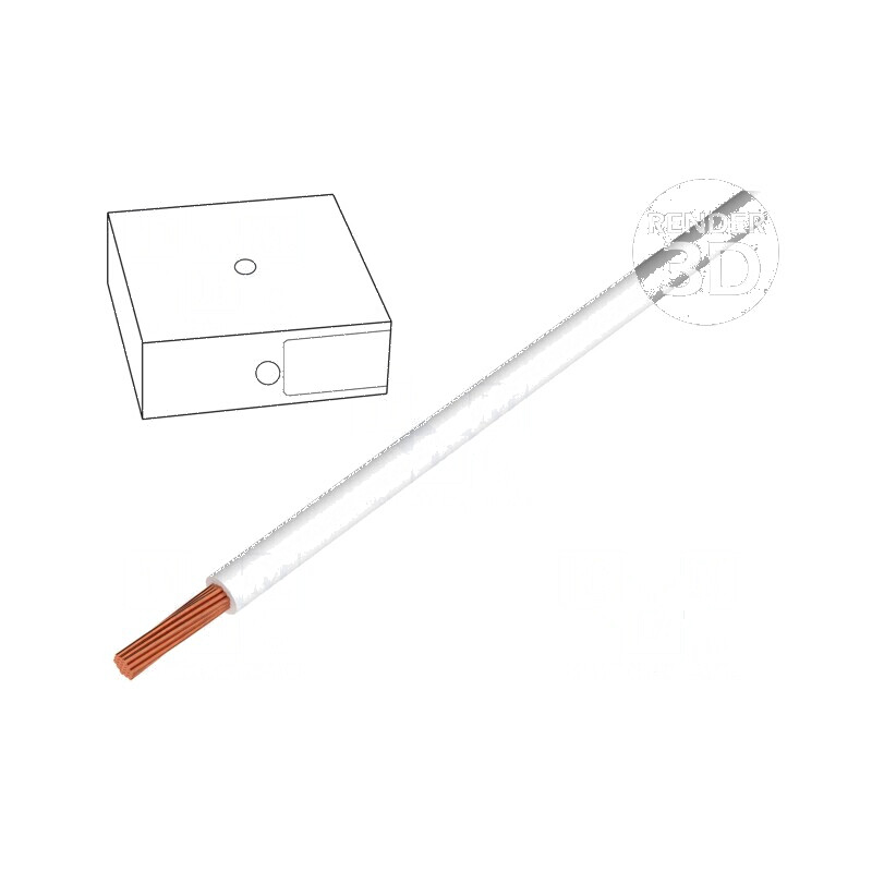 Cablu H05V-K 0,75mm2 PVC alb 100m 300V 500V Clasa 5 | Electronic-mag.ro | Componente Electronice Cablu H05V-K 0,75mm2 PVC alb 100m 300V 500V Clasa 5 | Electronic-mag.ro | Componente Electronice
