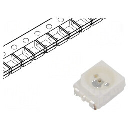 LED SMD 3528 Portocalie 71,5-100mcd 3,5x2,8x1,9mm 120° | Electronic-mag.ro | Componente Electronice