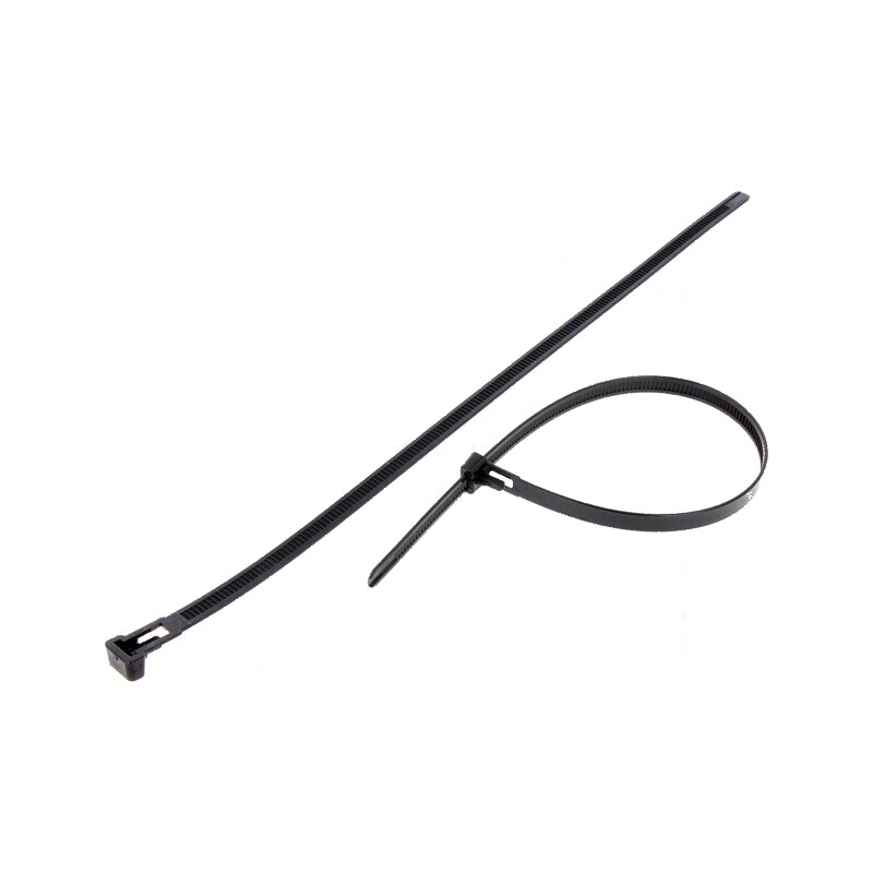 Colier strângere desfacere poliamidă 300mm x 8mm | Electronic-mag.ro | Componente Electronice