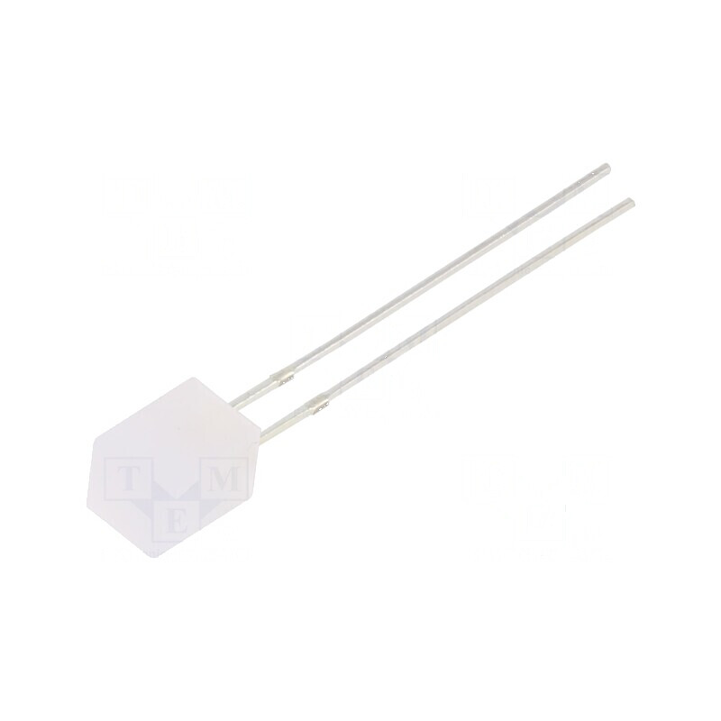 LED dreptunghiular 5x5x7mm bipolar bicolor roșu/albastru | Electronic-mag.ro | Componente Electronice