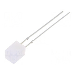 LED dreptunghiular 5x5x7mm bipolar bicolor roșu/galben | Electronic-mag.ro | Componente Electronice