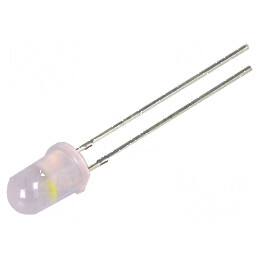 LED 5mm alb rece 2180-3000mcd 30° convex 3-5V | Electronic-mag.ro | Componente Electronice