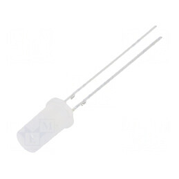 LED 5mm Alb Rece 750-900mcd 180° Plat | Electronic-mag.ro | Componente Electronice