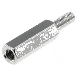 Piuliță distanțieră filetată M3 15mm | Electronic-mag.ro | Componente Electronice