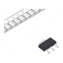 Tranzistor PNP bipolar 40V 5A SC73 SOT223 | Electronic-mag.ro | Componente Electronice