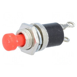 Comutator acționat prin apăsare Poz 2 SPST-NO 3A/125VAC Ø7mm | Electronic-mag.ro | Componente Electronice