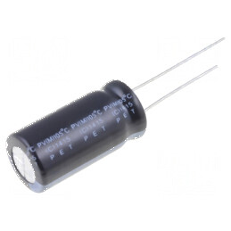 Condensator electrolitic THT 47uF 250VDC Ø12x25mm 5mm Raster | Electronic-mag.ro | Componente Electronice