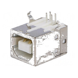 Conector USB B soclu THT unghi 90° | Electronic-mag.ro | Componente Electronice