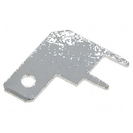 Terminal plat 5,2mm 0,5mm tată THT alamă cositorită | Electronic-mag.ro | Componente Electronice