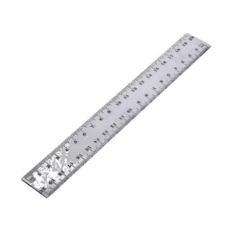 Riglă mini 200mm | Electronic-mag.ro | Componente Electronice