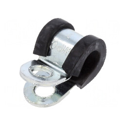 Clipsuri oţel Øbuclă 7mm W 12mm cu protecţie EPDM DL | Electronic-mag.ro | Componente Electronice
