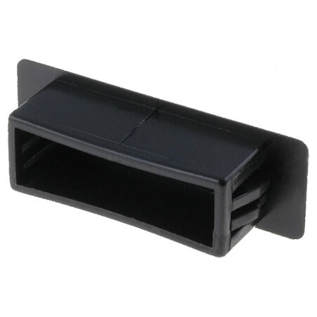 Capac de protecţie poliamidă neagră UL94V-2 -40÷85°C 12mm | Electronic-mag.ro | Componente Electronice