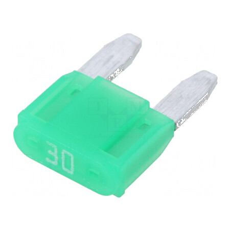 Siguranţă auto 30A 58VDC 11,2mm aliaj staniu | Electronic-mag.ro | Componente Electronice