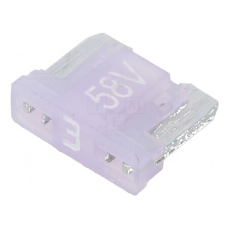 Siguranţă 3A 58VDC auto 11mm aliaj de staniu | Electronic-mag.ro | Componente Electronice