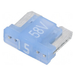 Siguranţă auto 15A 58VDC 11mm aliaj de staniu | Electronic-mag.ro | Componente Electronice